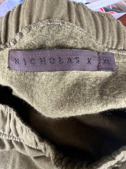 EUC Nicholas K || Olive Green Slouch Harem-Style Pants, size xl
