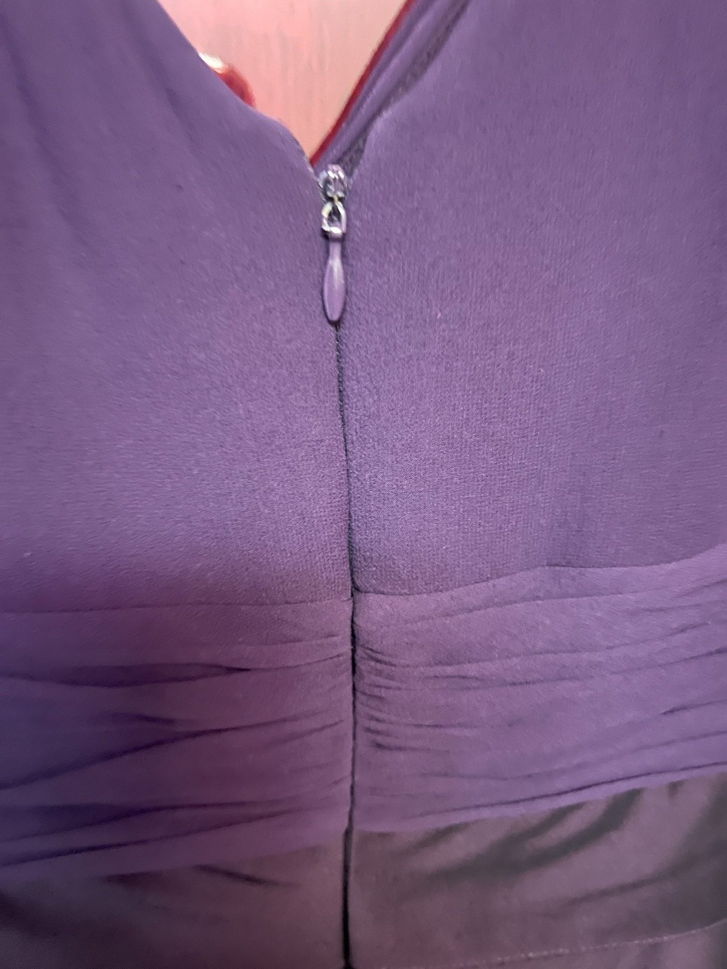 Adrianna Papell Purple Cocktail Dress, Size 14