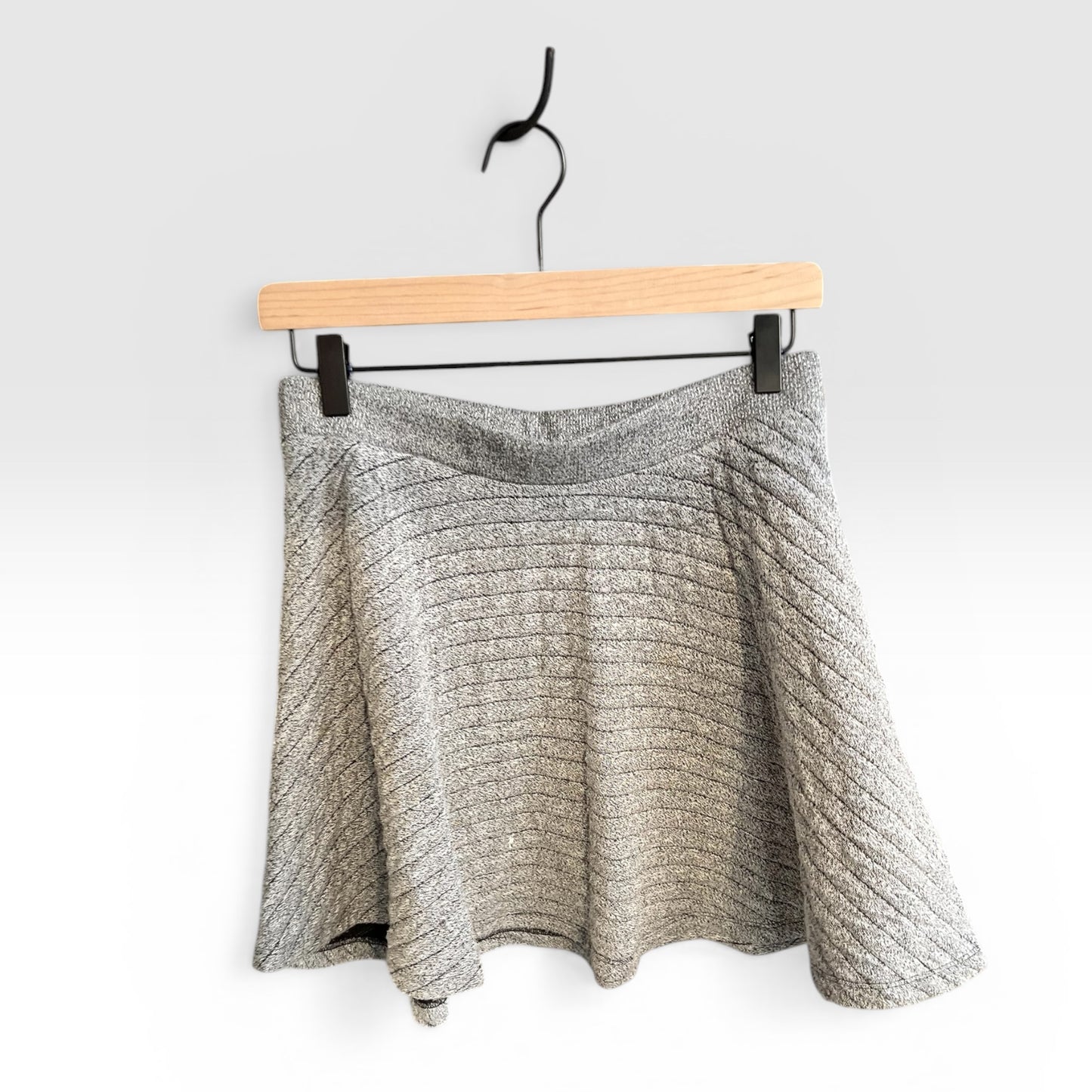 Zara Trafaluc Gray Fit & Flare Skirt, size m