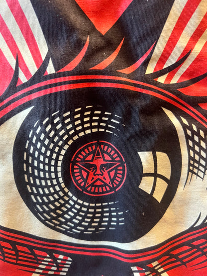 Custom OBEY Clothing Denim Vest - size M