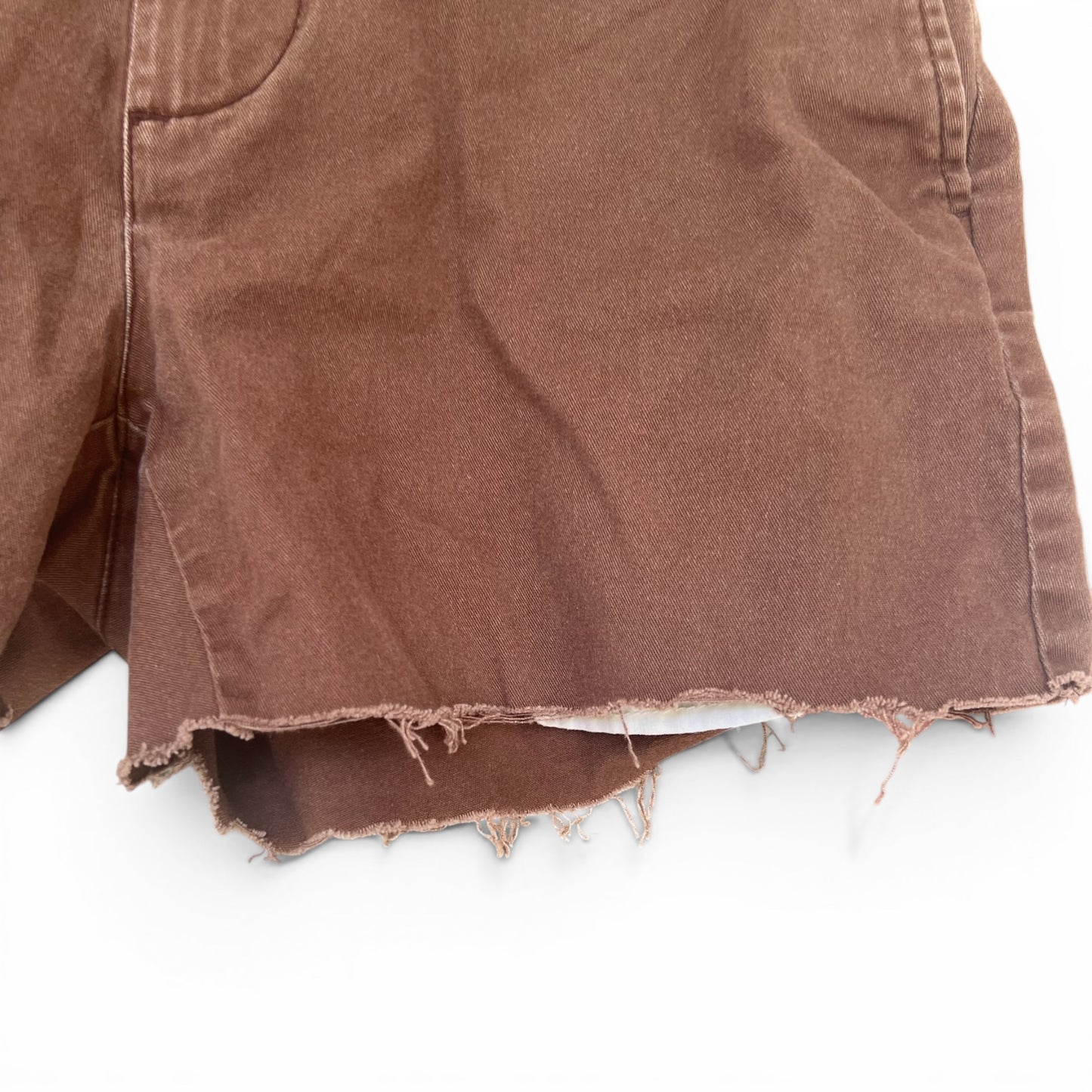 Old Navy Cut-Off Chino Brown Shorts, Size 28