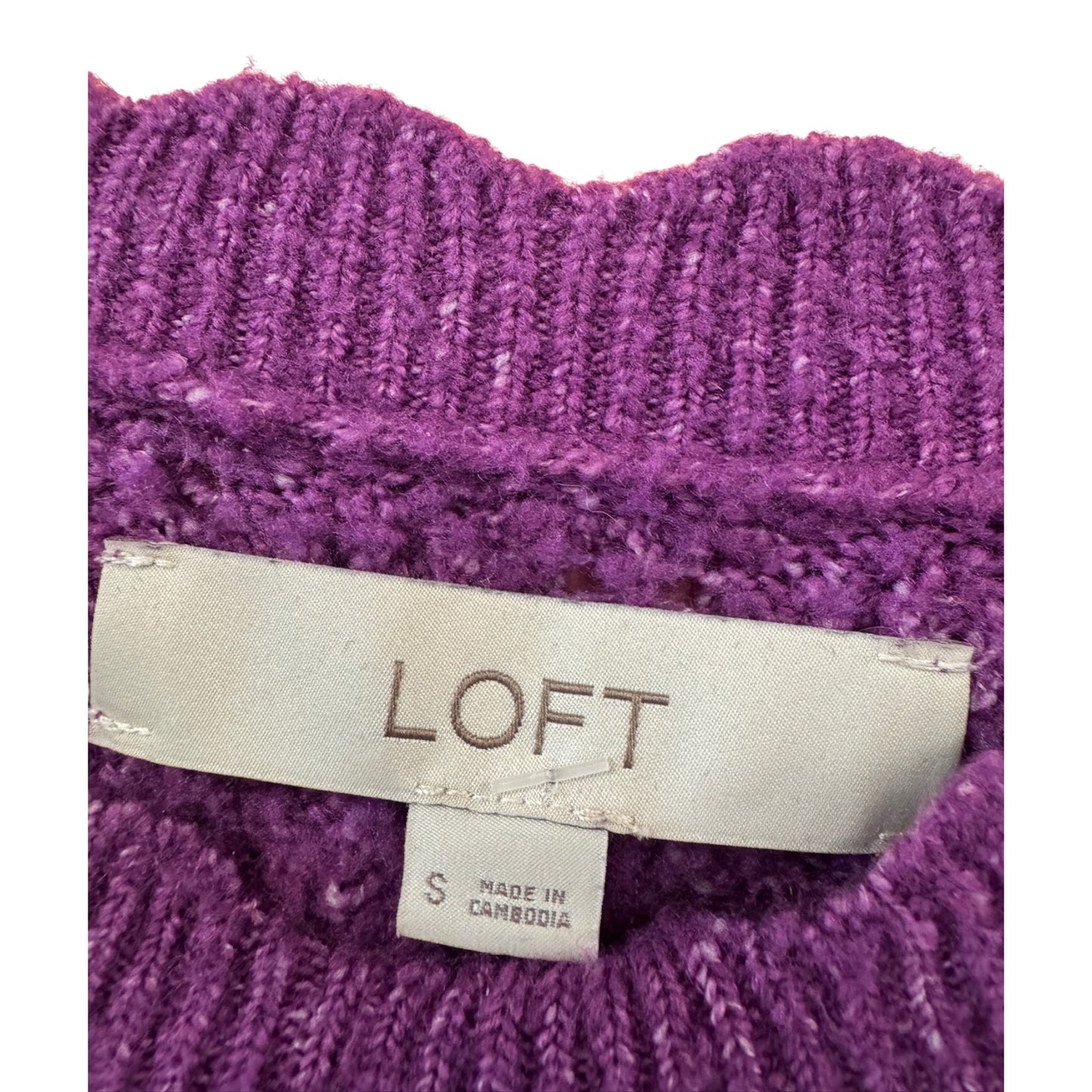 Purple Sweater from Loft, size small