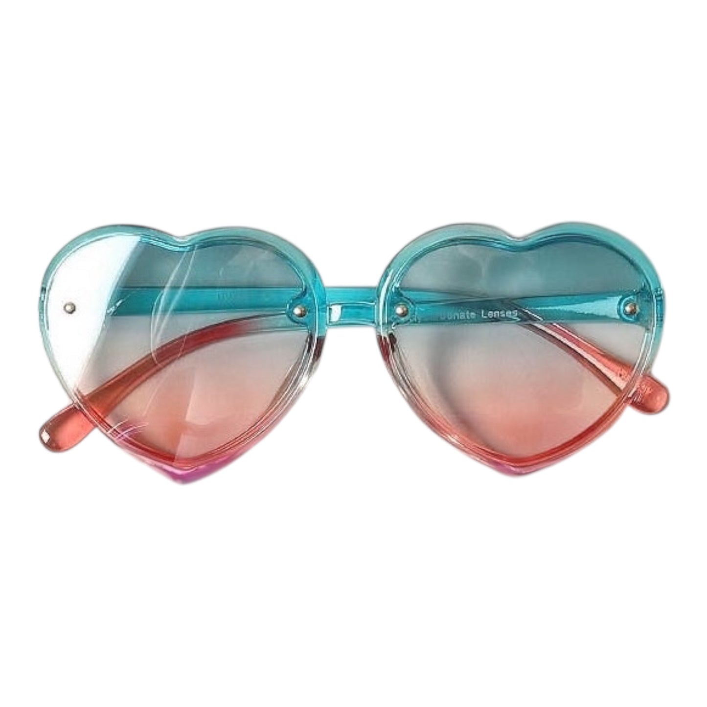 Kid's Heart Shaped Gradient Sunglasses