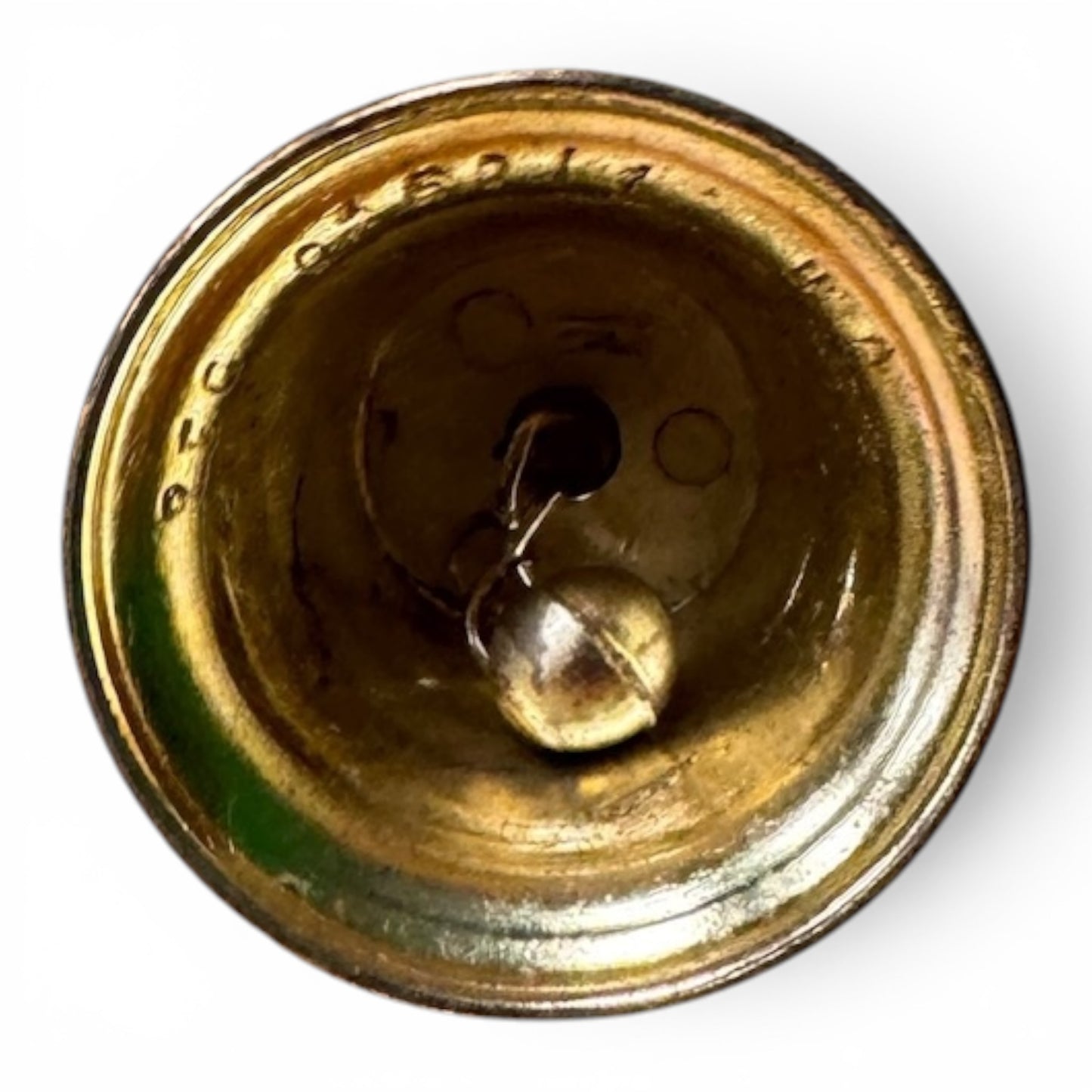 Petite Nautical Ship’s Wheel Brass Bell