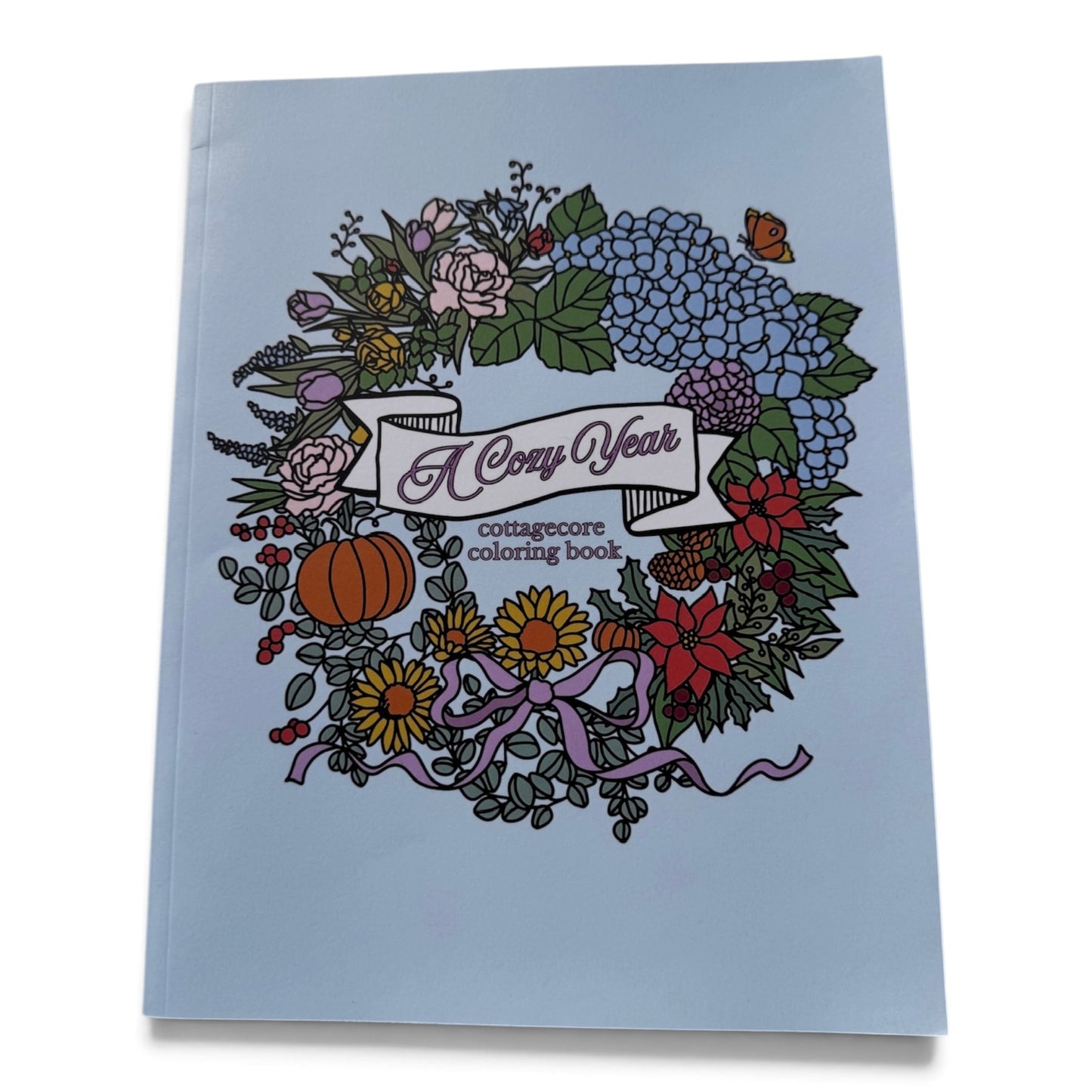 A Cozy Year Coloring Book by Rebecca Bailey
