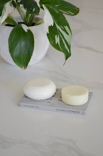 Quick-Dry Diatomite Eco Labeled Bar Soap Dishes 2-Pack Zero Waste