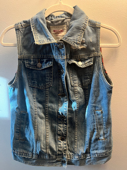 Custom OBEY Clothing Denim Vest - size M