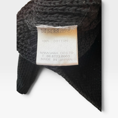 NICO, nicholson & nicholson Cropped Japanese Cotton Knit Sweater, Size 40 (M)