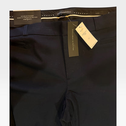 NWT Banana Republic Navy Blue Sloan Pants, Dress Trousers, Size 14