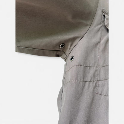 H&M Divided Men’s M-65 Military Field Jacket Hooded Utility Coat Beige Small