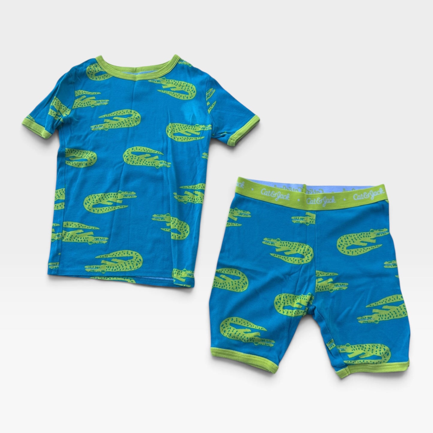 Bundle | Three Matching Sets of Kids Cat & Jack Pajamas | 100% Cotton | Size 8