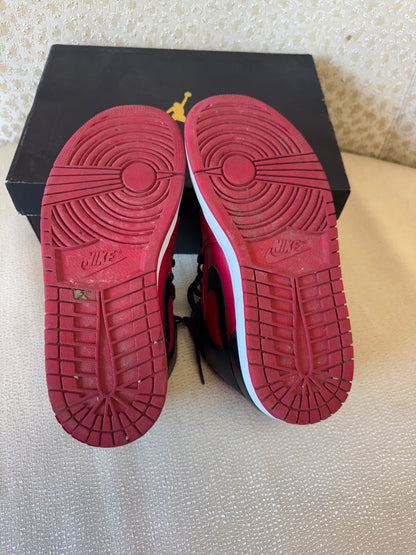 Nike Air Jordan 1, Red, Black, White size 8