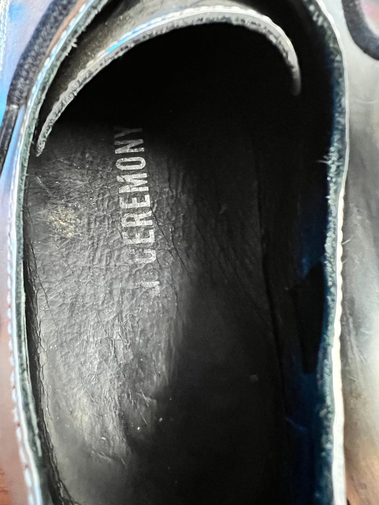 Ceremony Brand Silver Lace-Up Shoes, size 6.5