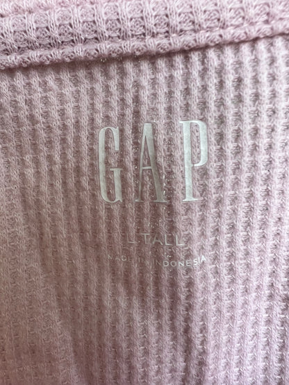 Two Gap Pink Waffle Thermal Shirts, Size L Tall