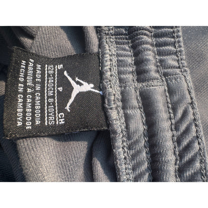 Nike Boys Air Jordan Joggers, Track Pants, Slim Fit, Gray, Size Kids Small