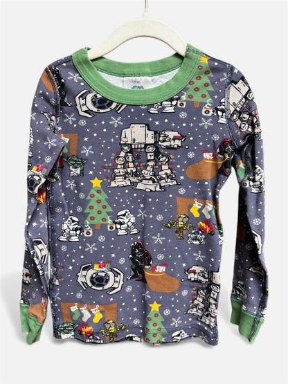 Hanna Andersson Kids Christmas Star Wars Pajamas, size 5