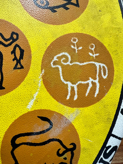 Vintage Zodiac-themed Bathroom Scale