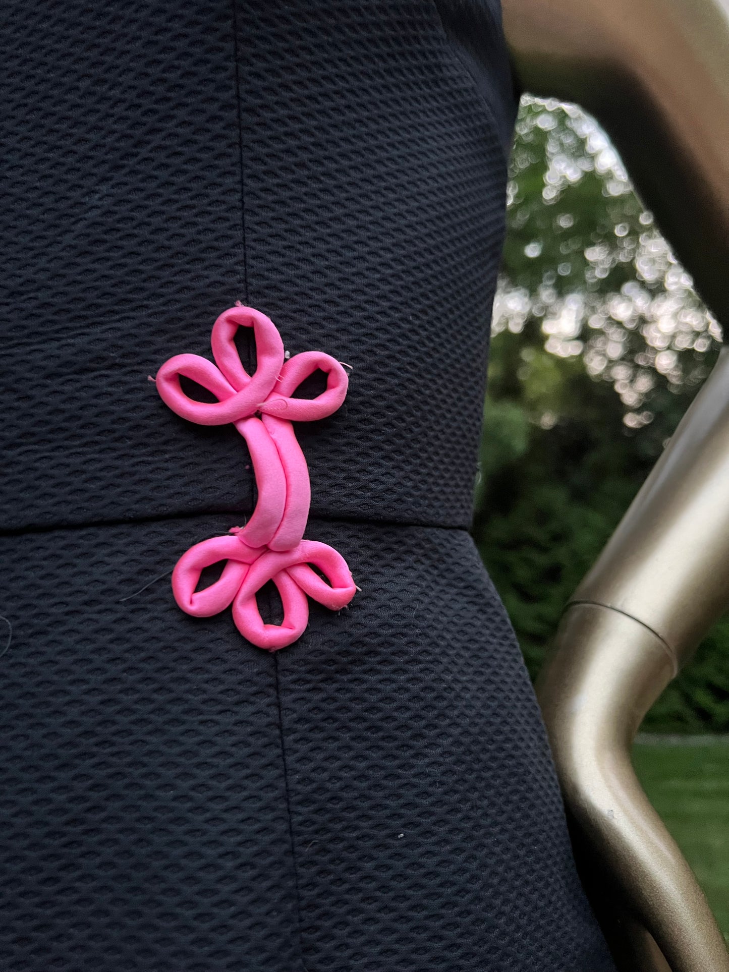 Black/Pink Vintage Sheath Dress