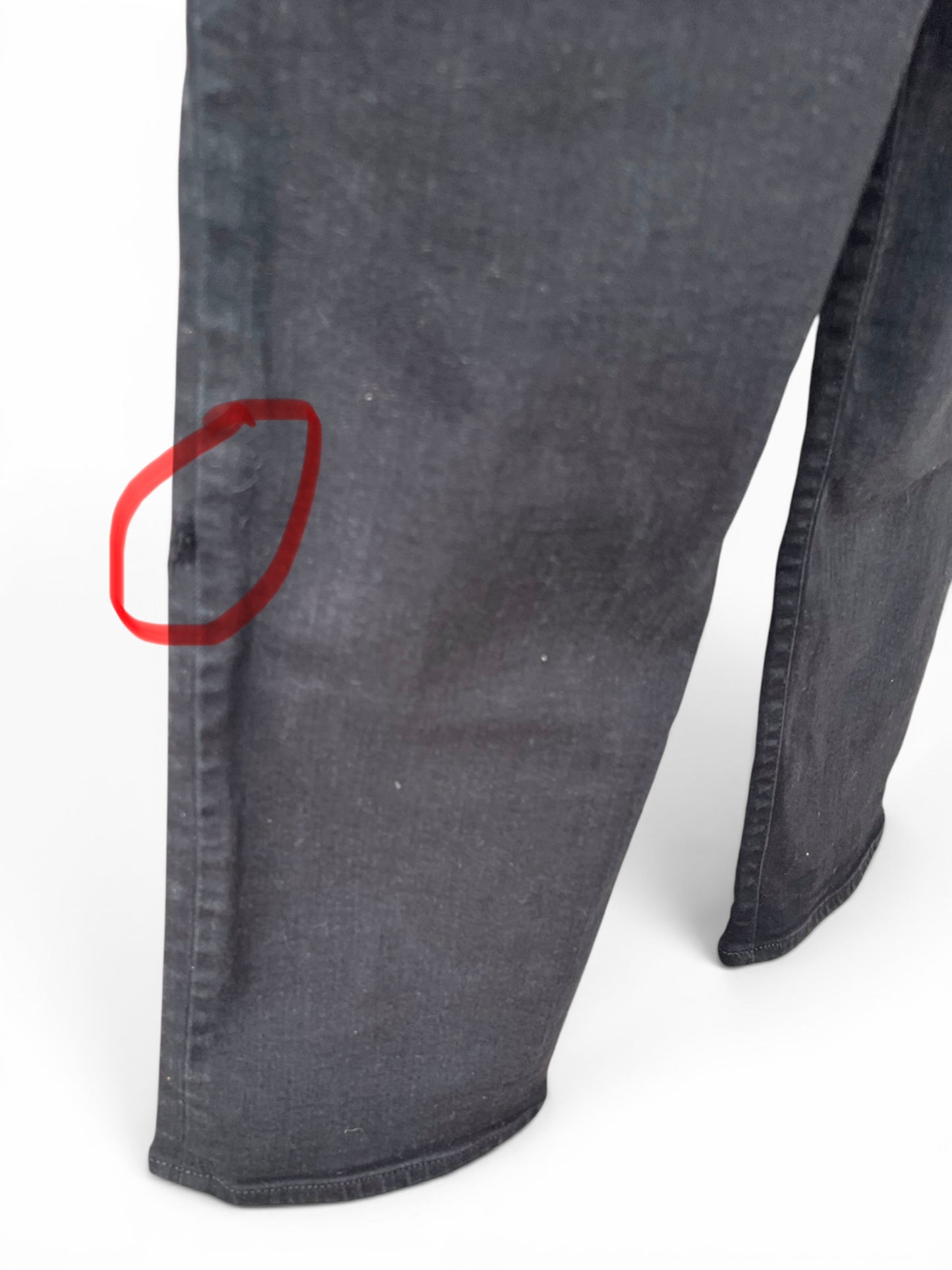 Gap Classic Straight Mid Rise Black Jeans, Size 16 / 33