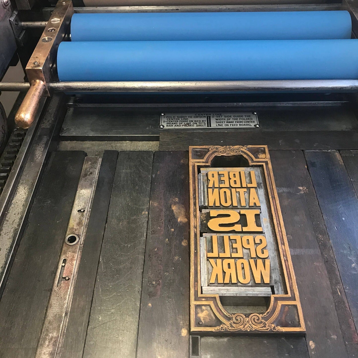 PRE-ORDER — Letterpress Print: Liberation Is Spellwork