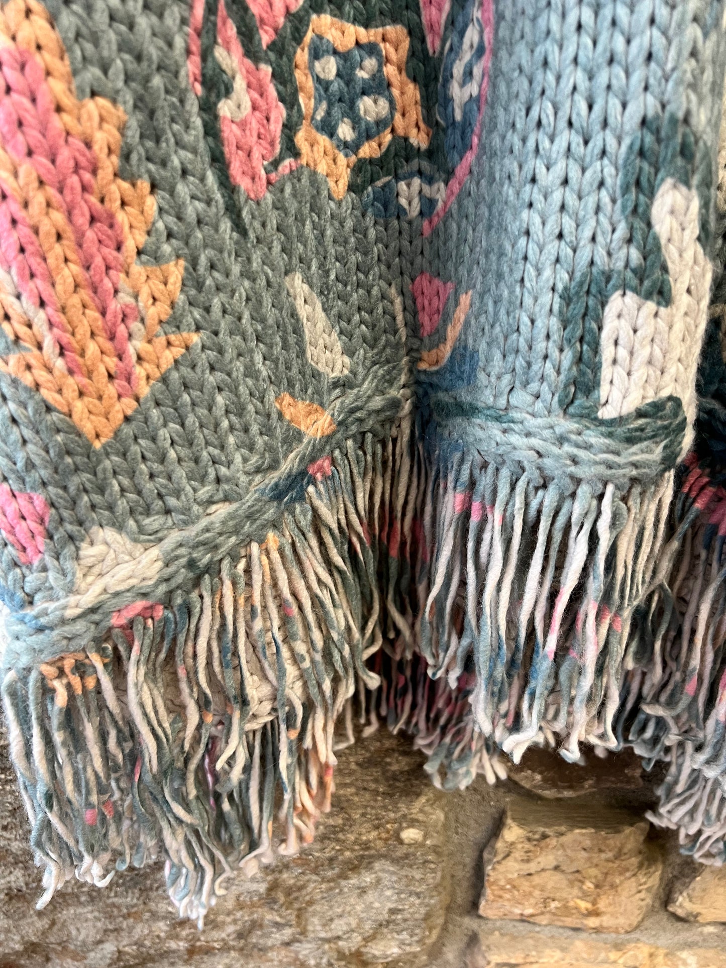 NWT Anthropologie Blanket Shawl Cardigan Sweater, one size