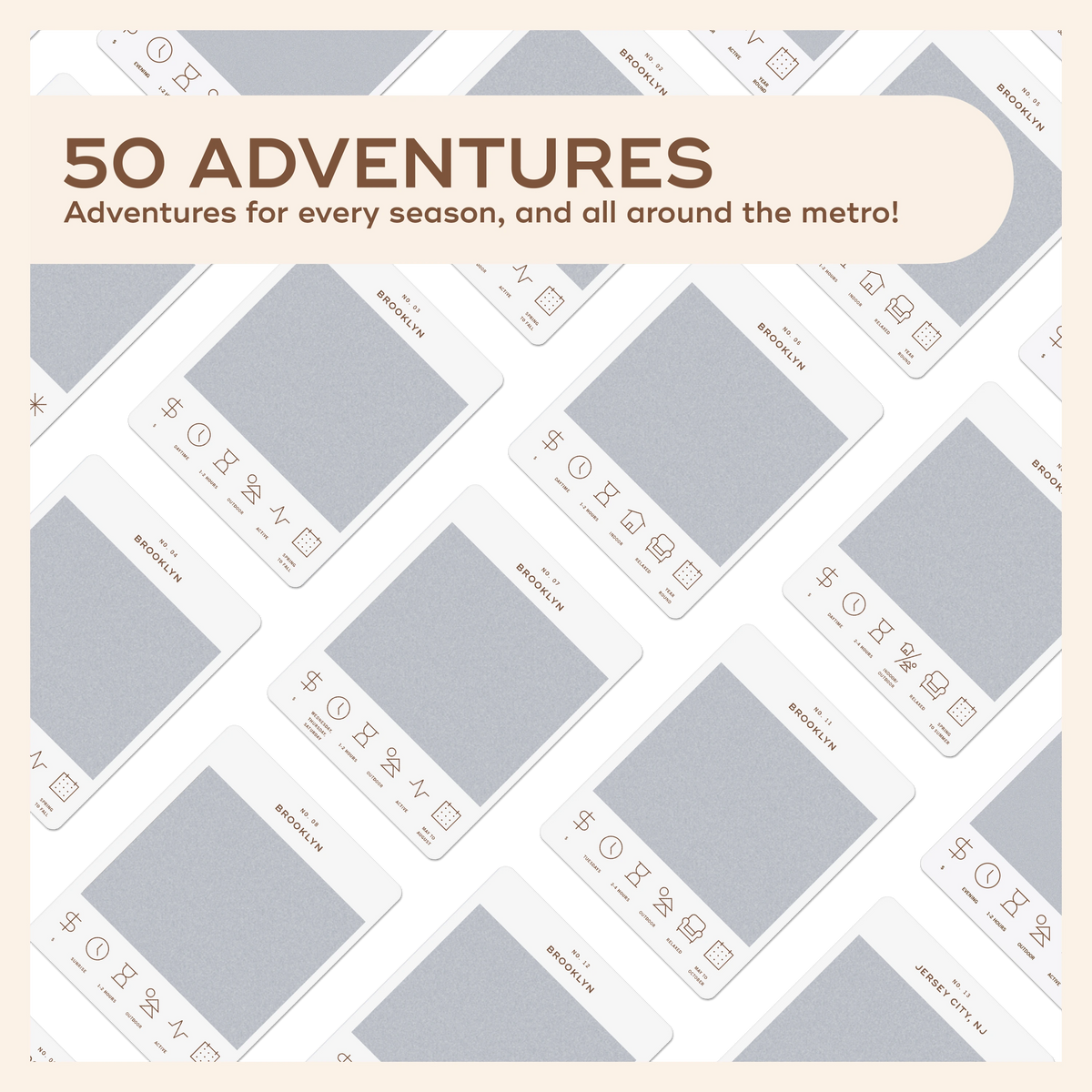 New York City Adventure Bucket List Cards