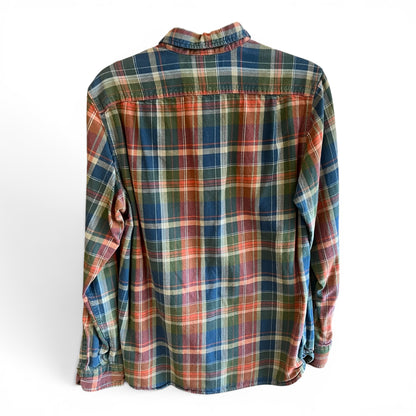 L.O.G.G. H&M Y2K Flannel Button Down Shirt, size s