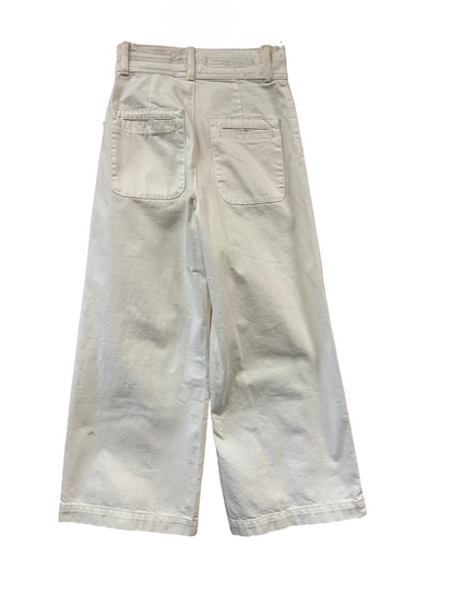 NWT Free People White Wide Leg Pants, size 24