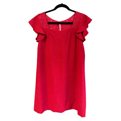 HD in Paris - Anthropologie Red Dress, size 10