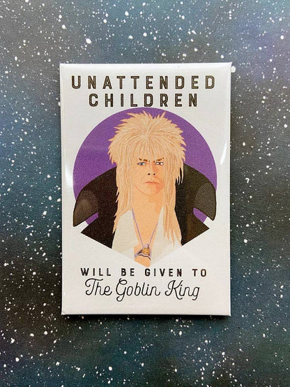 “Goblin King” - Labyrinth - David Bowie -Refrigerator Magnet