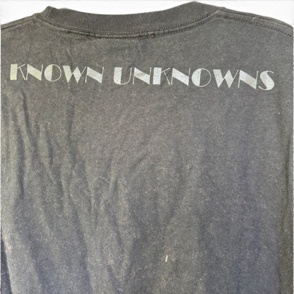 Rat Pack Black T-Shirt, Known Unknowns, Size XXL