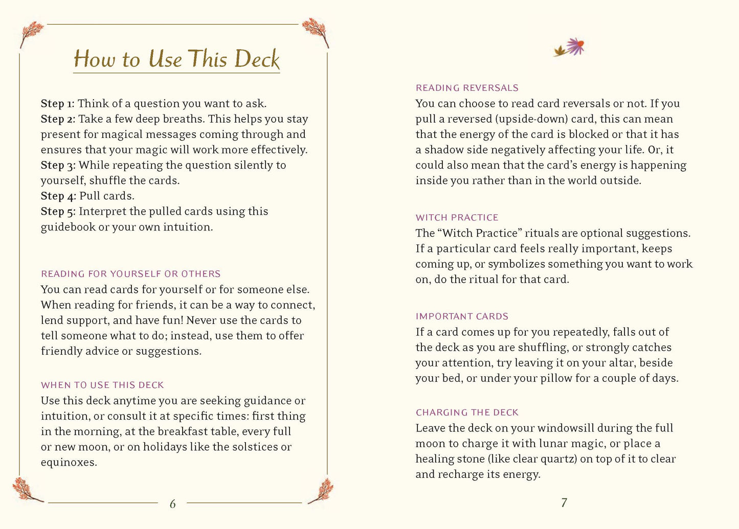 Little Witch's Oracle Deck