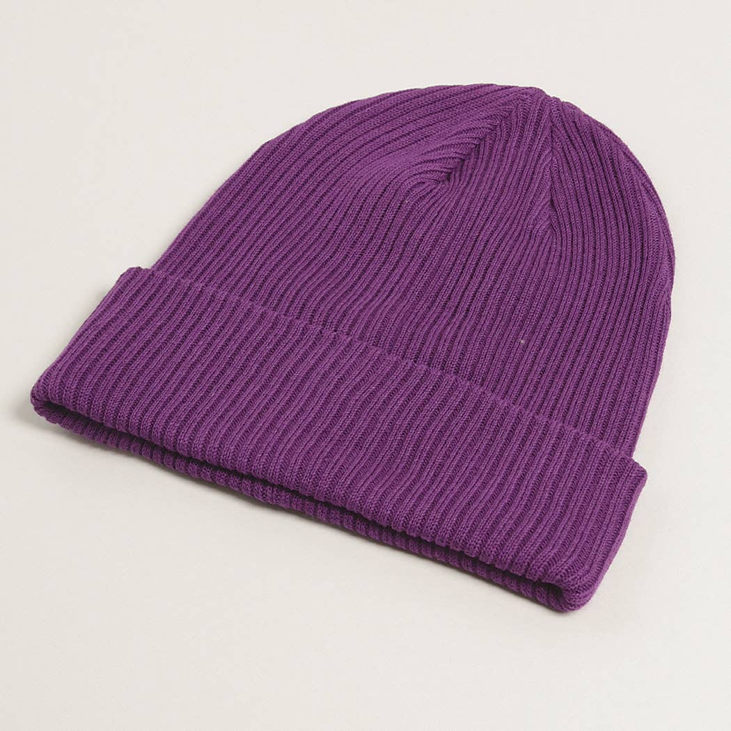 Unisex Cotton Knitted Beanies