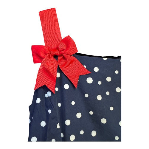 Bonnie Jean Retro Style Polka Dot Dress, size 14