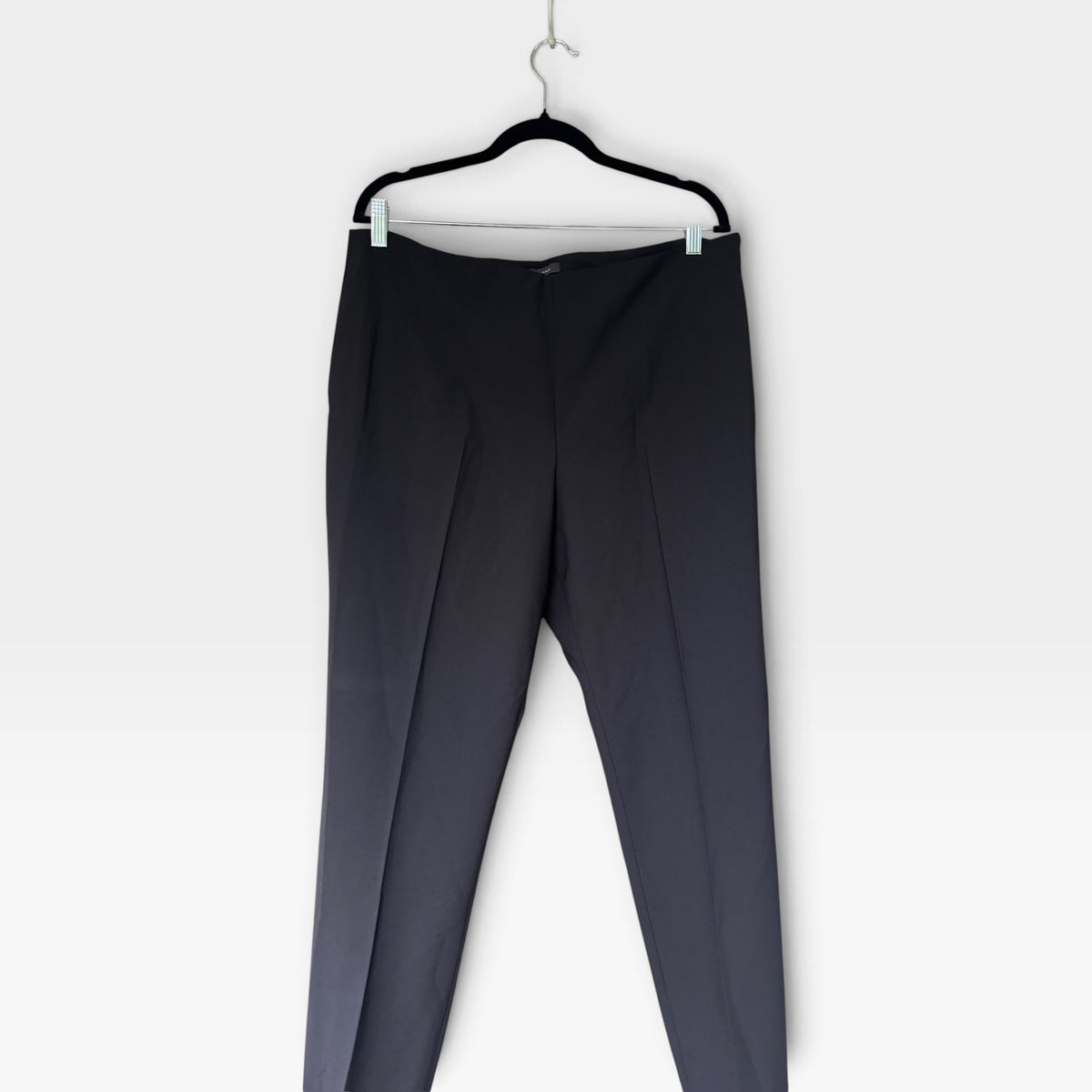NWT Elie Tahari Juliette Black Dress Pants, Classic Black Trousers, Size 14