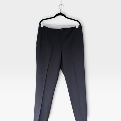 NWT Elie Tahari Juliette Black Dress Pants, Classic Black Trousers, Size 14