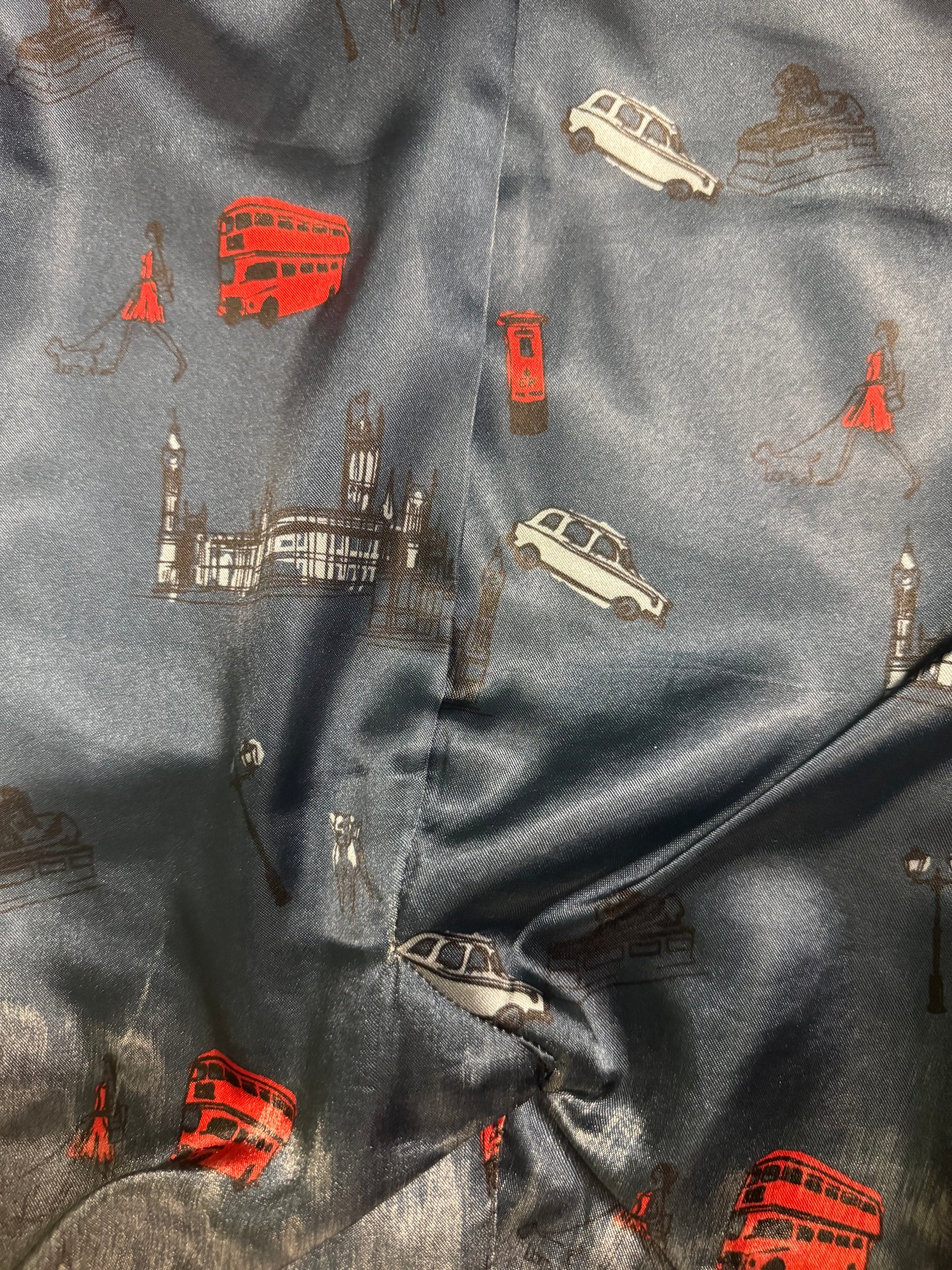 Boden Gray/Blue Wool Plaid Blazer, size 8p