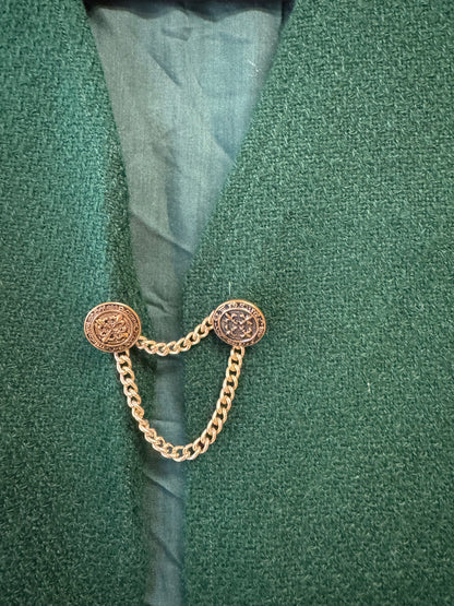 3-Piece 70’s Cape, Vest, & Pants, size small