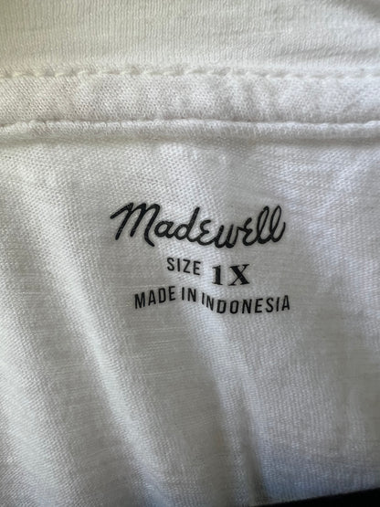 Bundle of 4 Madewell V-Neck T-shirts, Well-Loved, White & Black, XXL