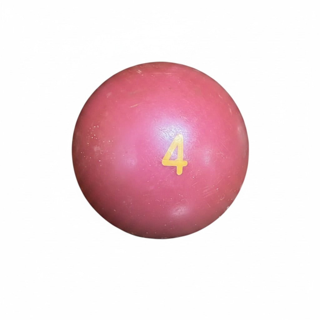 Lucky Vintage Billiard Ball With Clear Lucite Display Stand (Single)