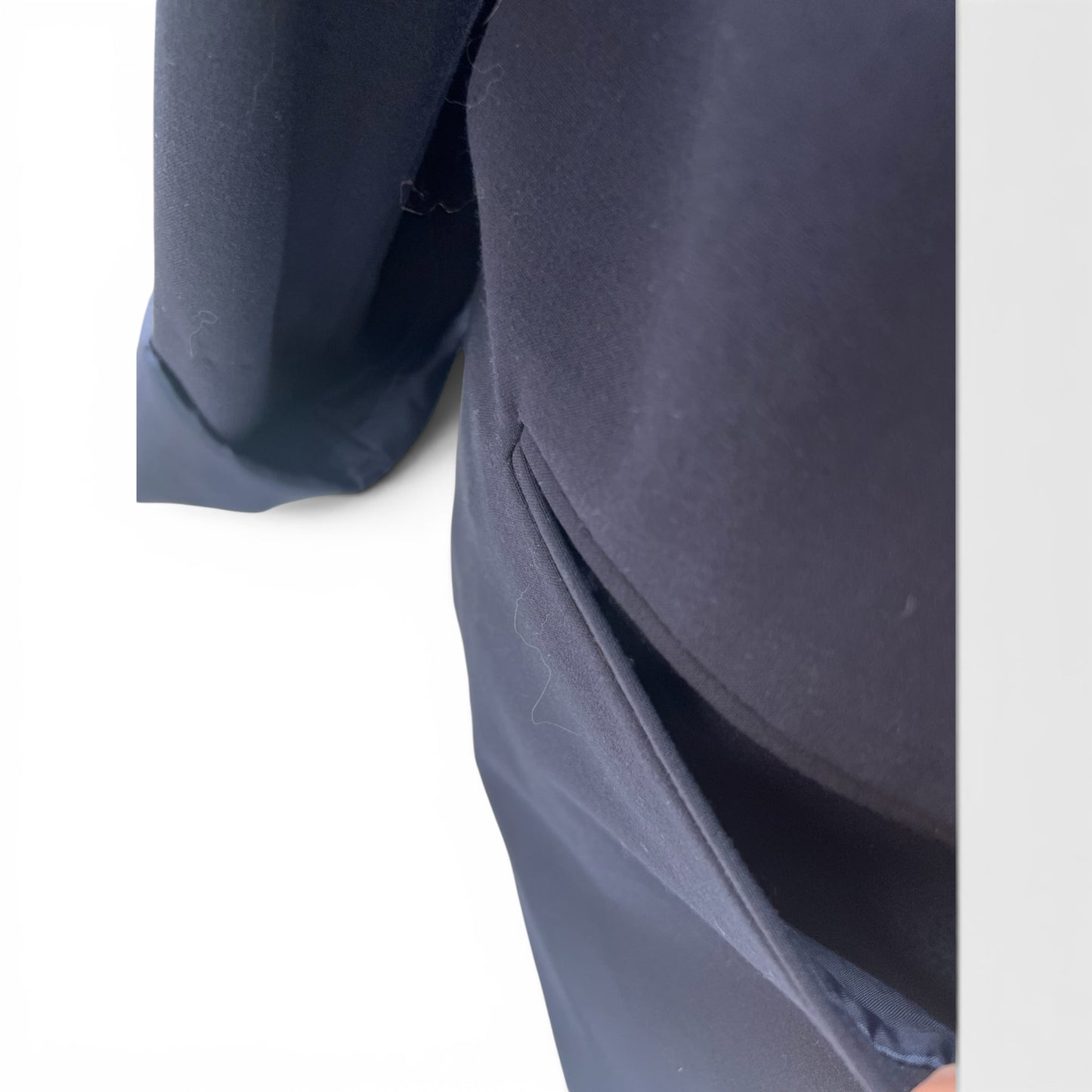 Black Sag Harbor Stretch Blazer Suit Jacket, Gently Pre-Owned, Size XL