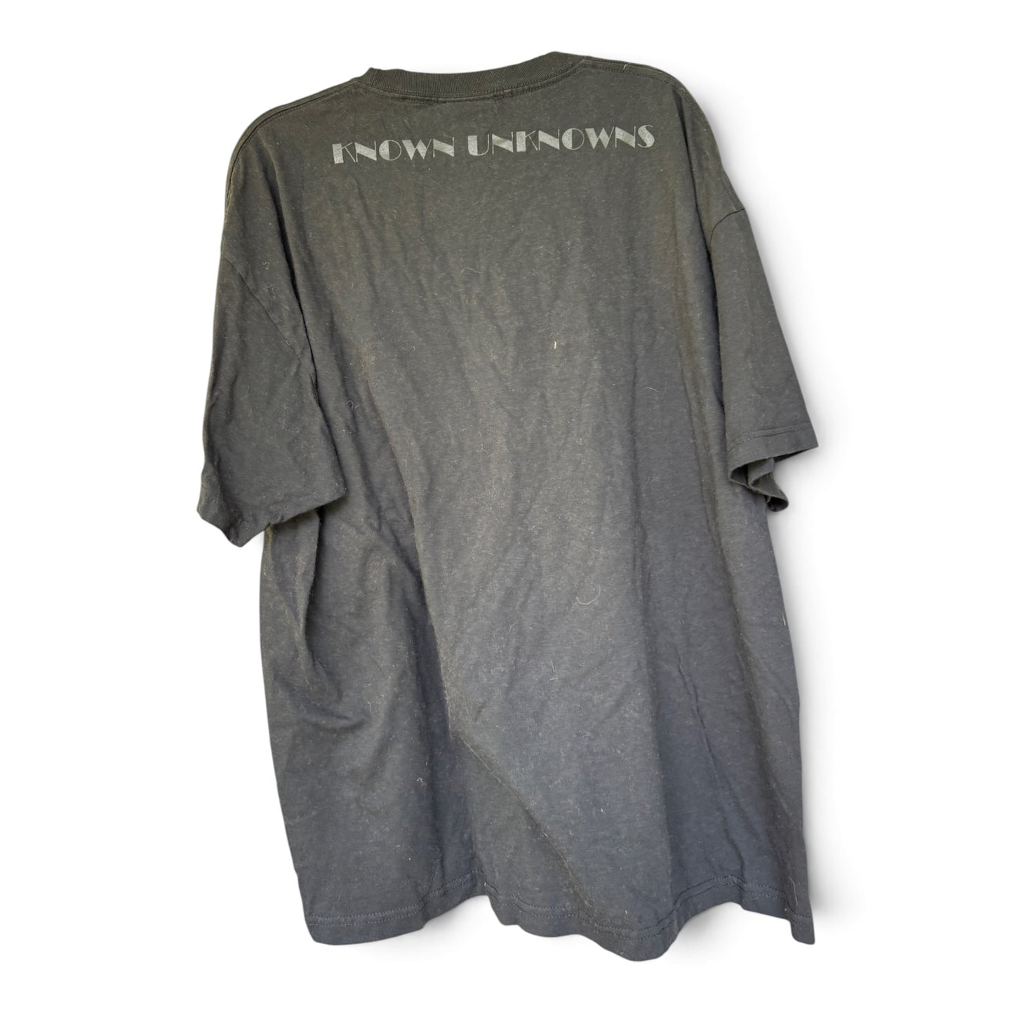 Rat Pack Black T-Shirt, Known Unknowns, Size XXL