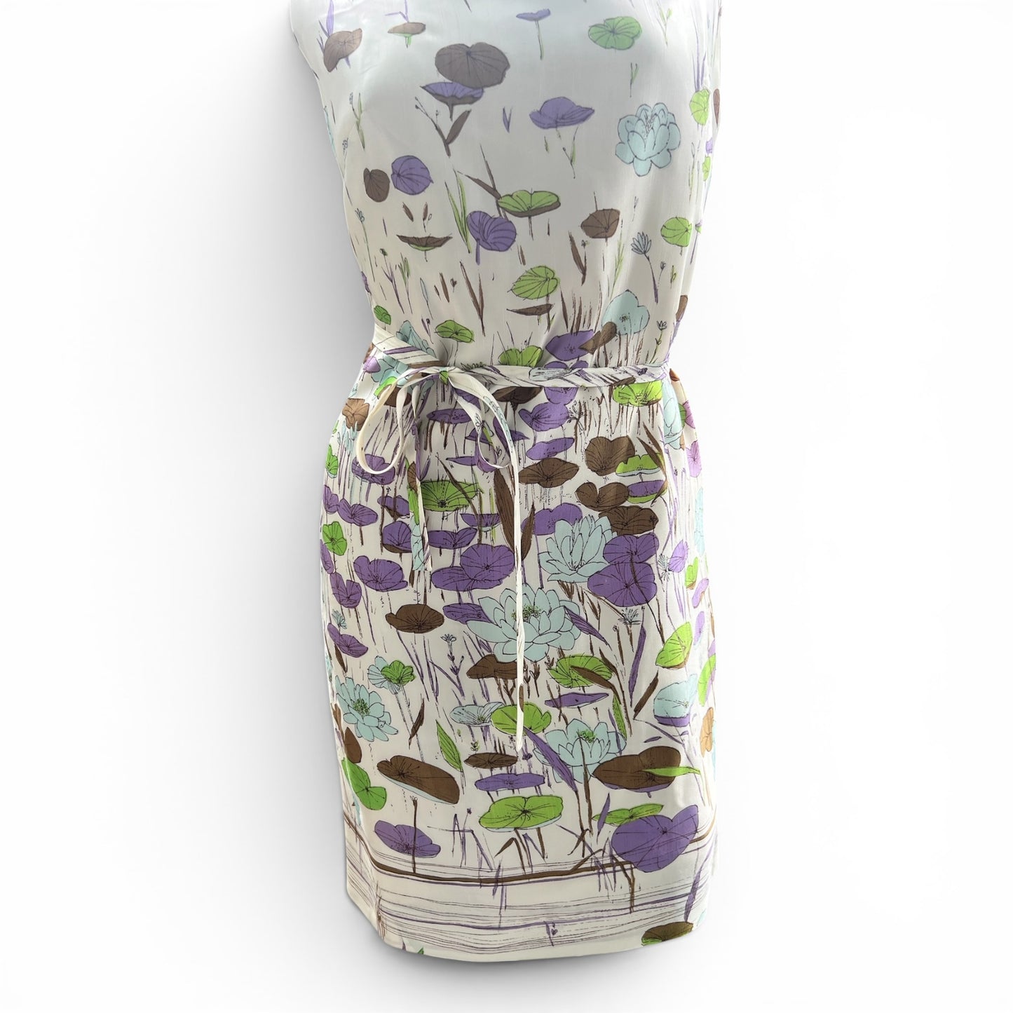 Morelove The Authentic Couturier True Vintage Silk 60s Shift Dress, Size XS/S