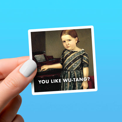 Wu-Girl Sticker || Funny Sticker || 90s Hip Hop