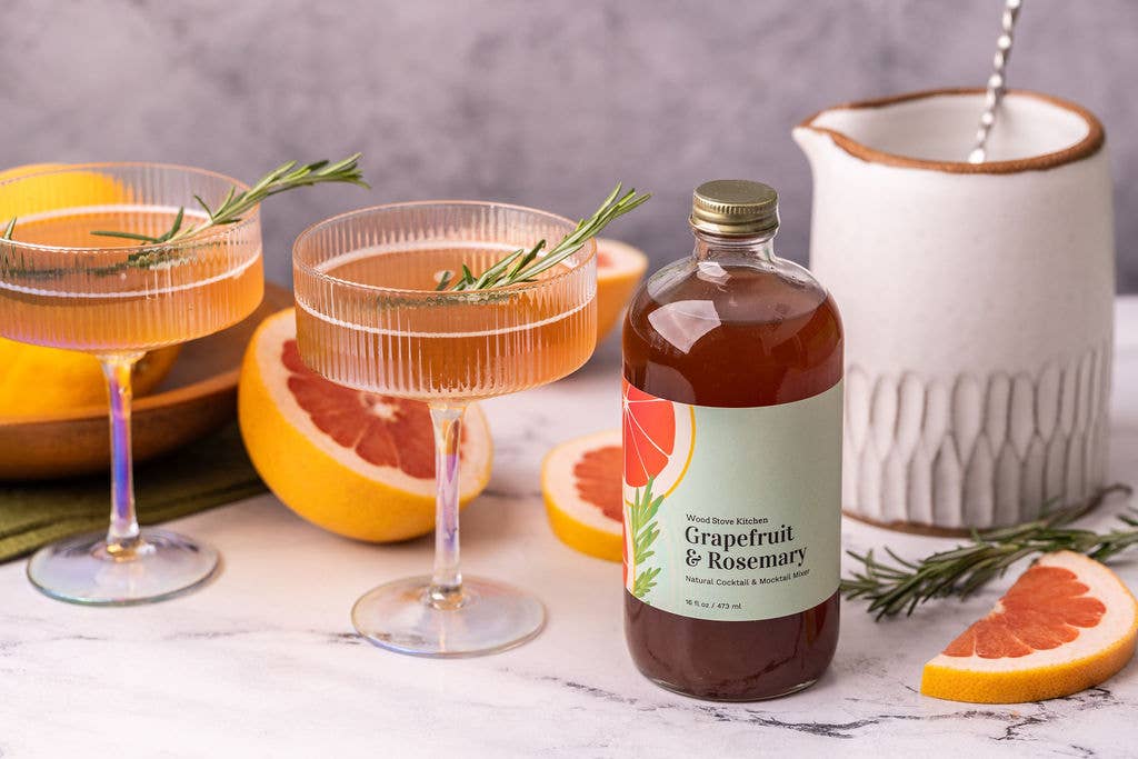 Grapefruit & Rosemary Cocktail and Mocktail Mixer, 16 fl oz