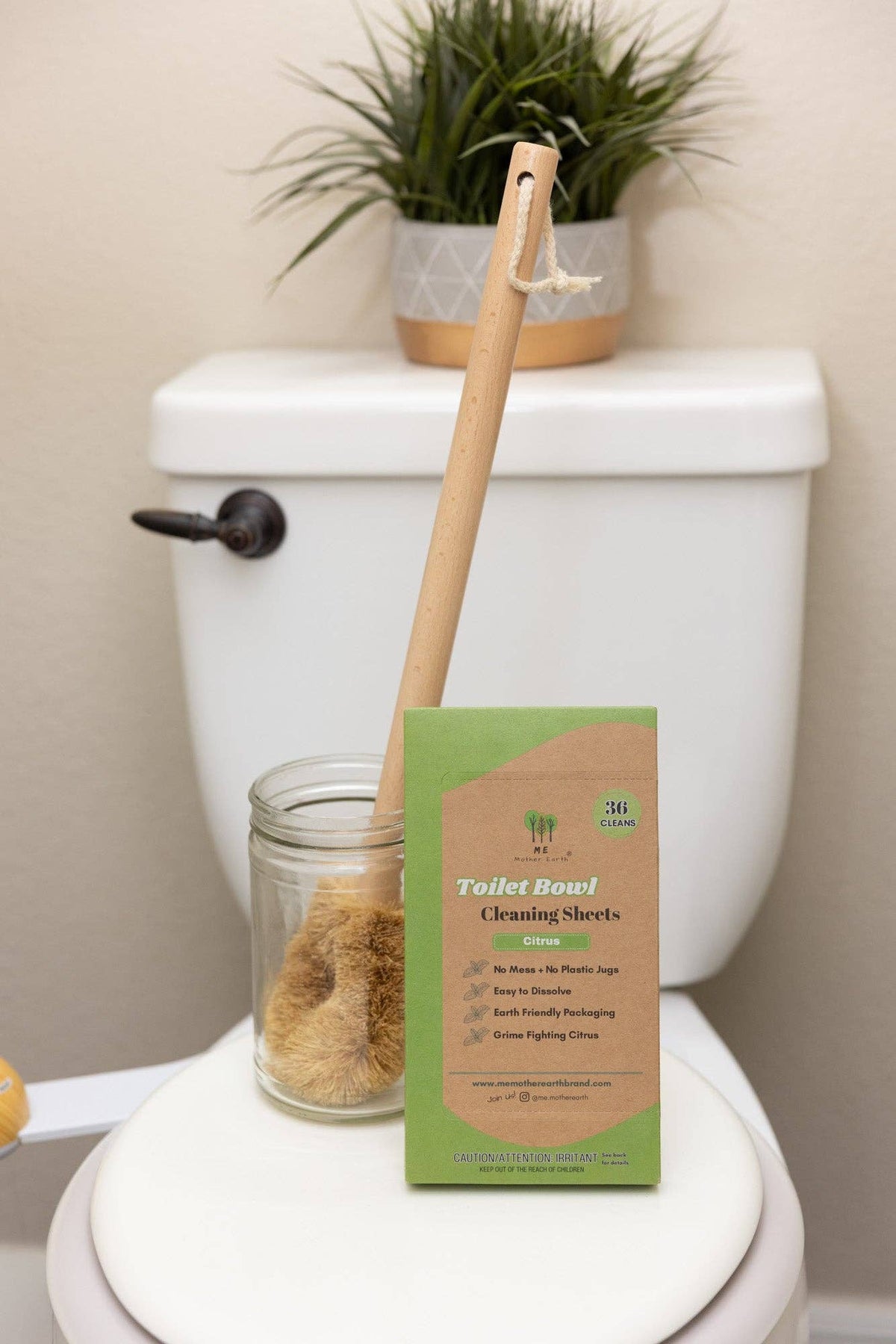 Toilet Bowl Cleaning Sheets: Citrus / Sustainable, Earth-Friendly