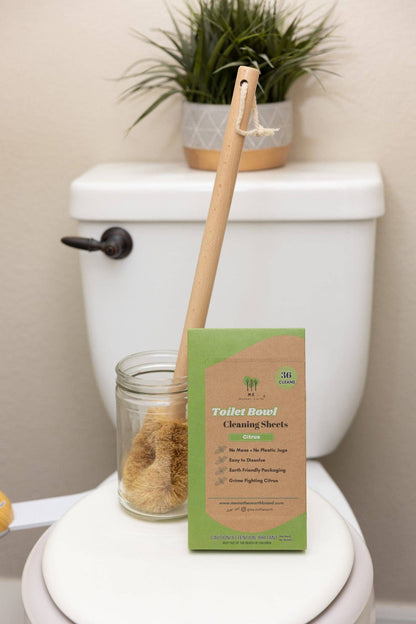 Toilet Bowl Cleaning Sheets: Citrus / Sustainable, Earth-Friendly