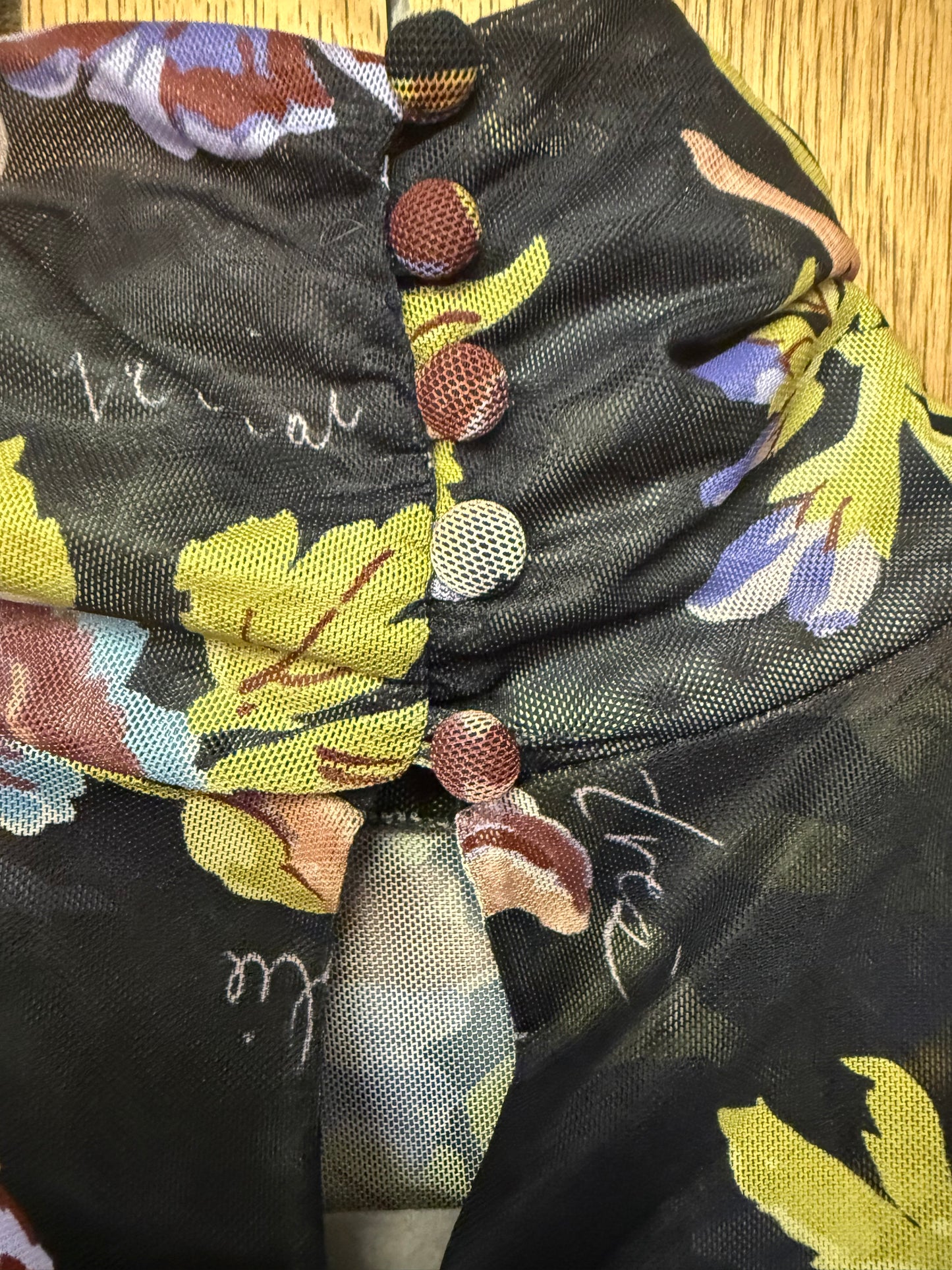 NWT Cinq a Sept Sheer Floral Top