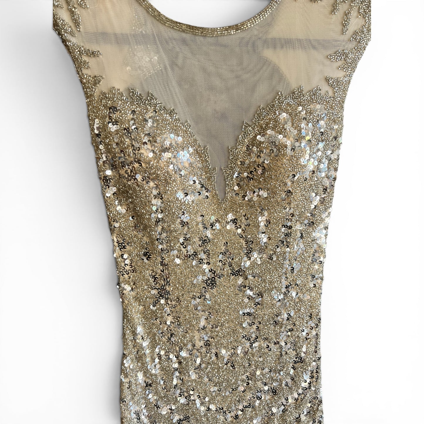 Formal Sequin Long Gown Black Tie Prom Dress by Primavera, size 00