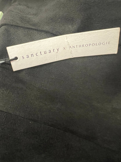 NWT Anthropologie Pull-On Black Trousers size LP